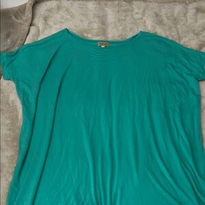 Piko 1988 Turquoise Short Sleeve Top